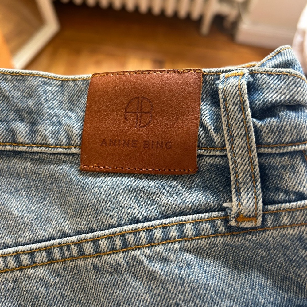 Anine Bing Denim Blue wonam Jeans